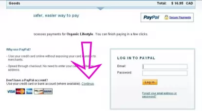 Another Paypal screen you might see