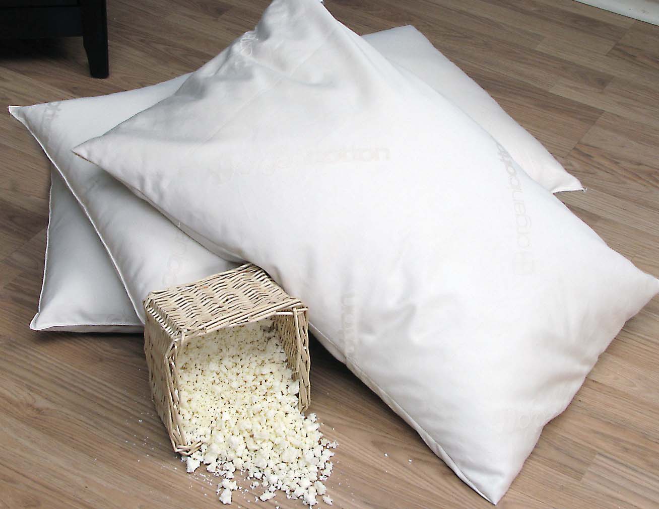natural shredded rubber pillow